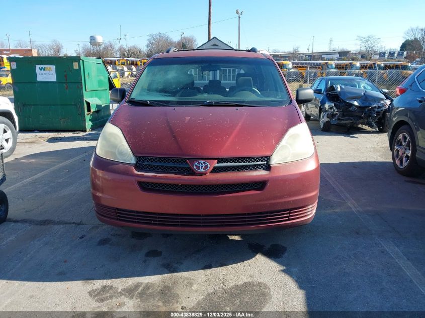 2005 Toyota Sienna Le VIN: 5TDZA23C75S247154 Lot: 43838829