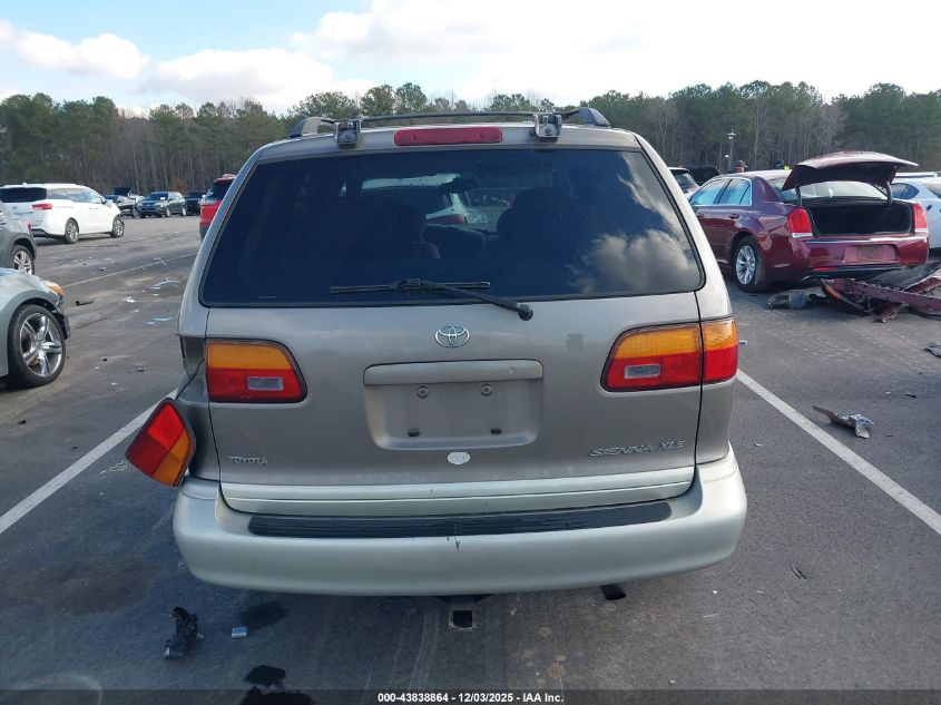 1998 Toyota Sienna Xle VIN: 4T3ZF13C4WU083020 Lot: 43838864