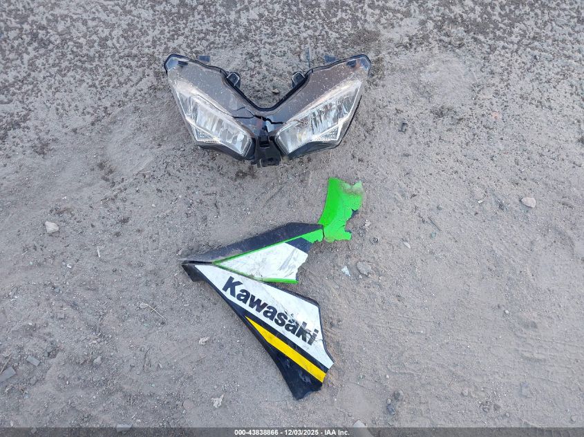 2025 Kawasaki Ex650 P VIN: ML5EXEP17SDAF9161 Lot: 43838866