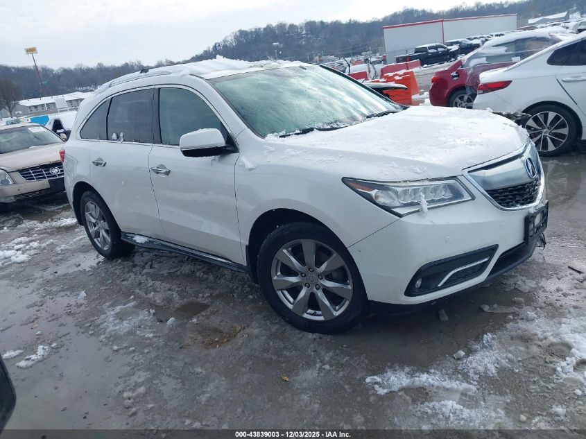 ACURA MDX ADVANCE PKG W/ENTERTAINMENT PKG