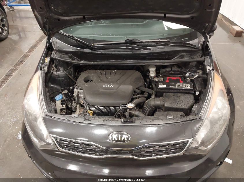 2014 Kia Rio Ex VIN: KNADN5A36E6362134 Lot: 43839073