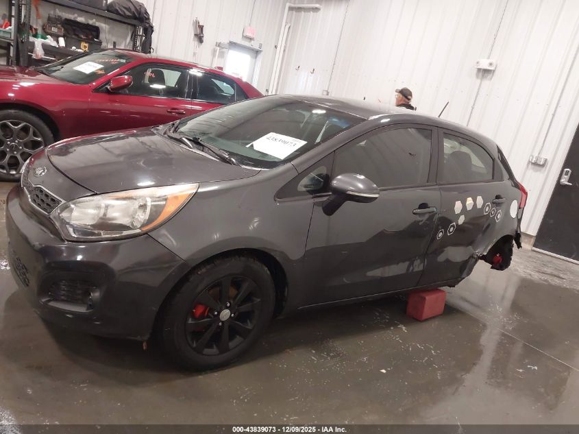 2014 Kia Rio Ex VIN: KNADN5A36E6362134 Lot: 43839073