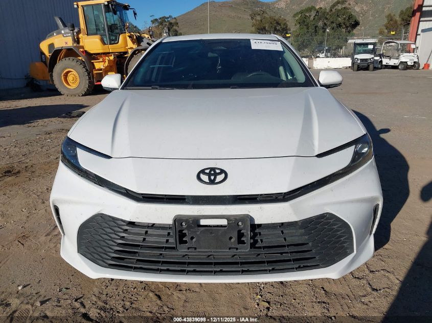 2025 Toyota Camry Le VIN: 4T1DAACK0SU150537 Lot: 43839098