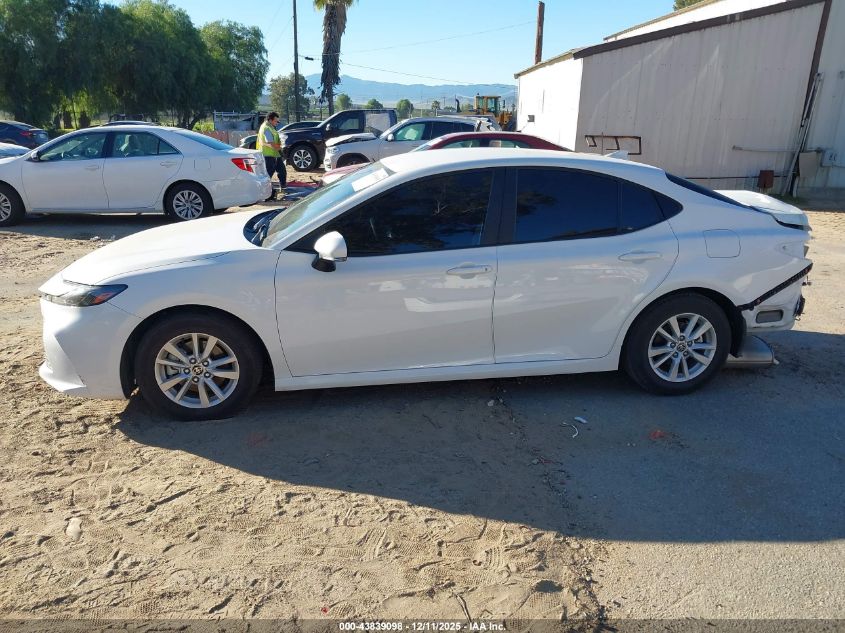 2025 Toyota Camry Le VIN: 4T1DAACK0SU150537 Lot: 43839098