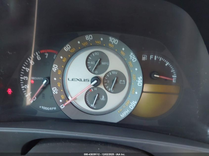 2002 Lexus Is 300 Base W/5-Speed Manual VIN: JTHBD192920046547 Lot: 43839112