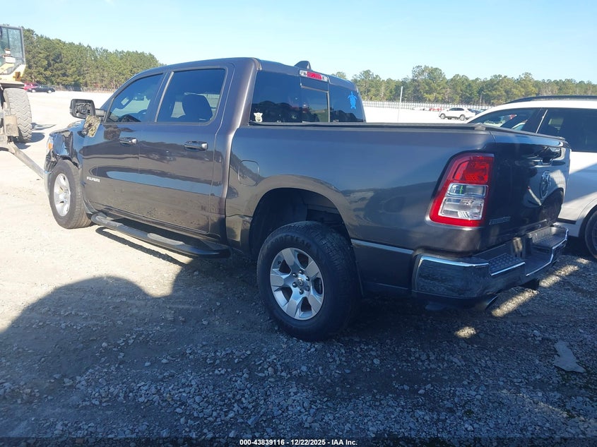 Vin: 1c6rreft3mn743523, lot: 44334608, ram 1500 big horn  4x2 5'7 box 20213