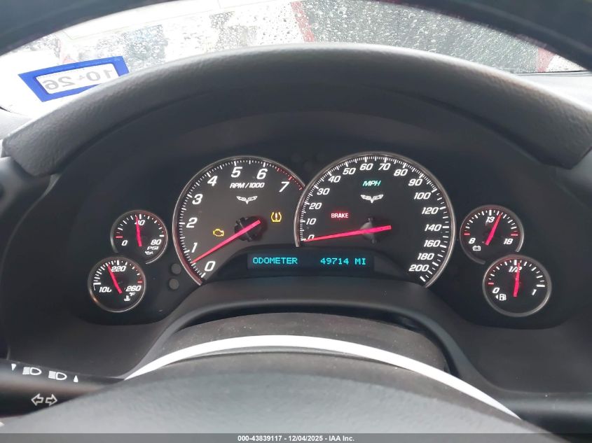 2009 Chevrolet Corvette VIN: 1G1YY25WX95105089 Lot: 43839117