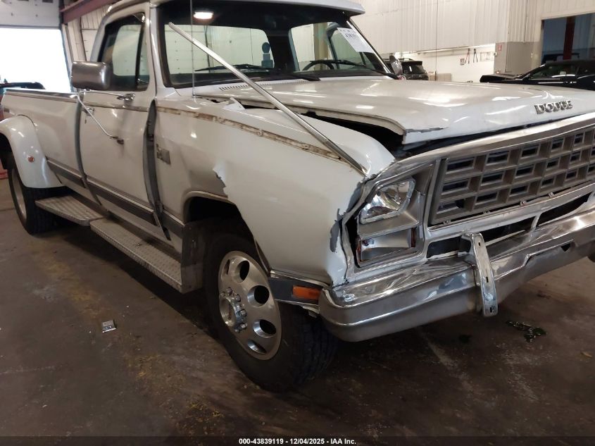 1985 Dodge D-Series D300/D350 VIN: 1B7MD34W5FS603576 Lot: 43839119