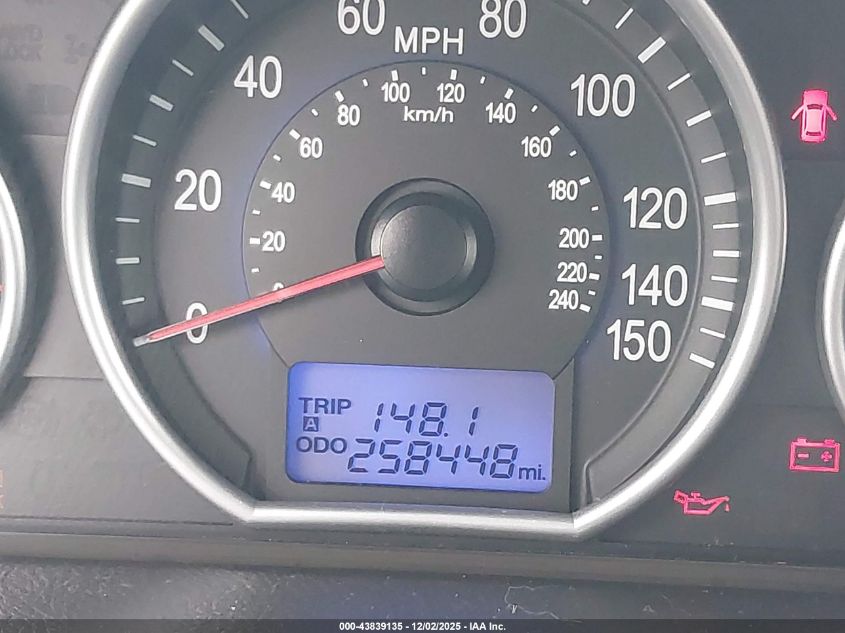 2008 Hyundai Veracruz Gls/Limited/Se VIN: KM8NU13C78U040193 Lot: 43839135