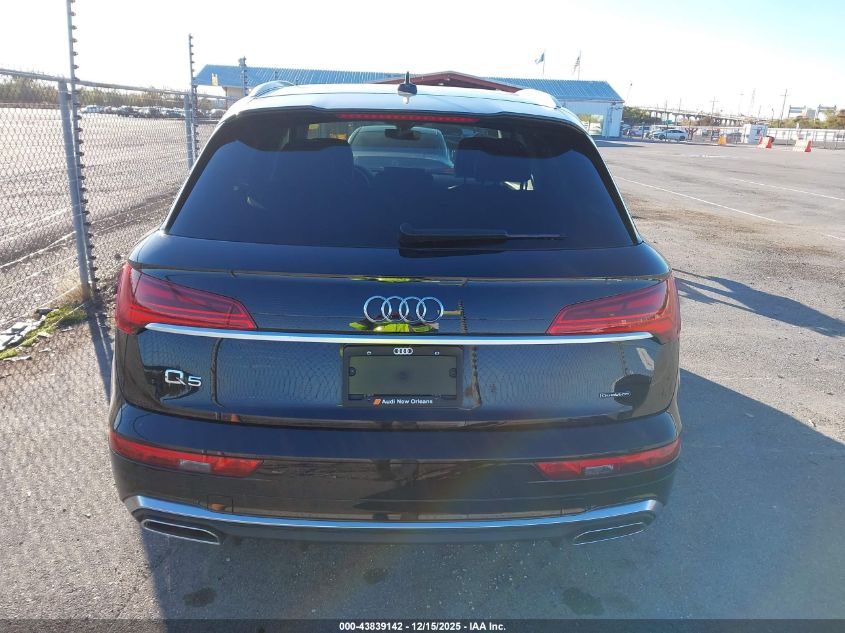 2023 Audi Q5 Premium 45 Tfsi S Line Quattro VIN: WA1GAAFY8P2123584 Lot: 43839142