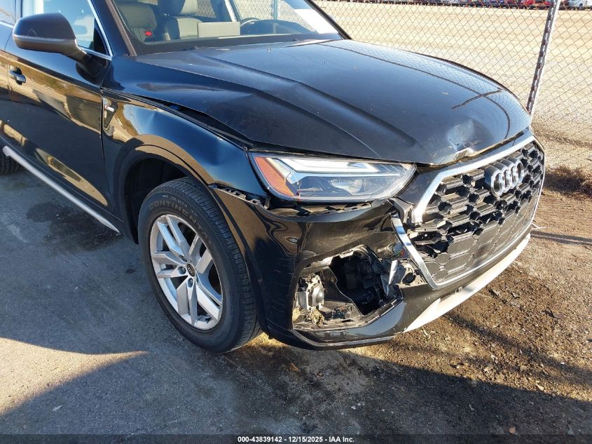 2023 Audi Q5 Premium 45 Tfsi S Line Quattro VIN: WA1GAAFY8P2123584 Lot: 43839142