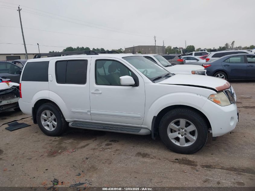 2009 Nissan Pathfinder Se VIN: 5N1AR18U89C615054 Lot: 43839148