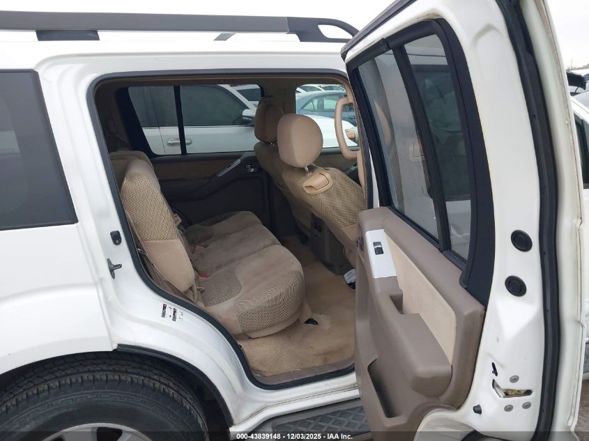 2009 Nissan Pathfinder Se VIN: 5N1AR18U89C615054 Lot: 43839148