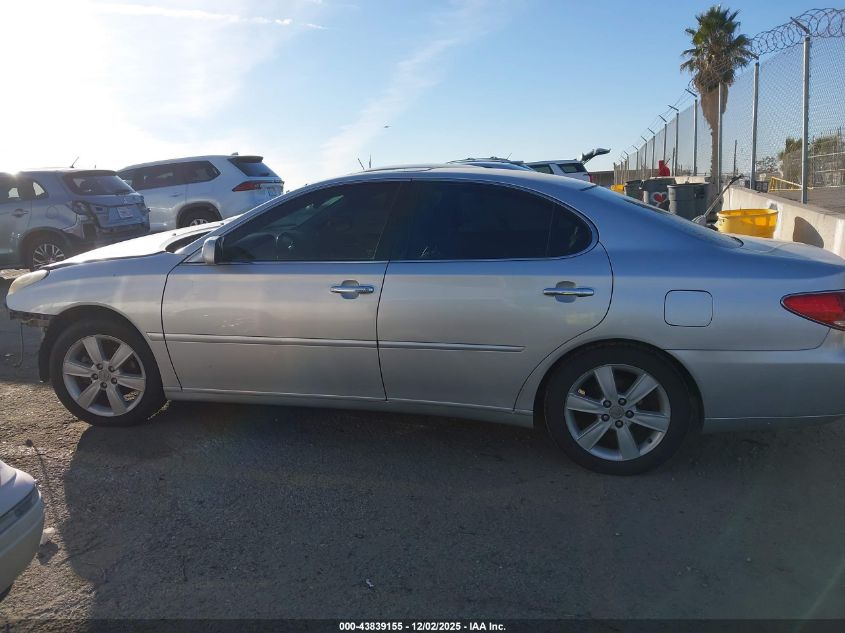 2005 Lexus Es 330 VIN: JTHBA30G455085244 Lot: 43839155