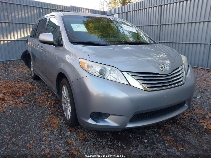TOYOTA SIENNA LE 7 PASSENGER