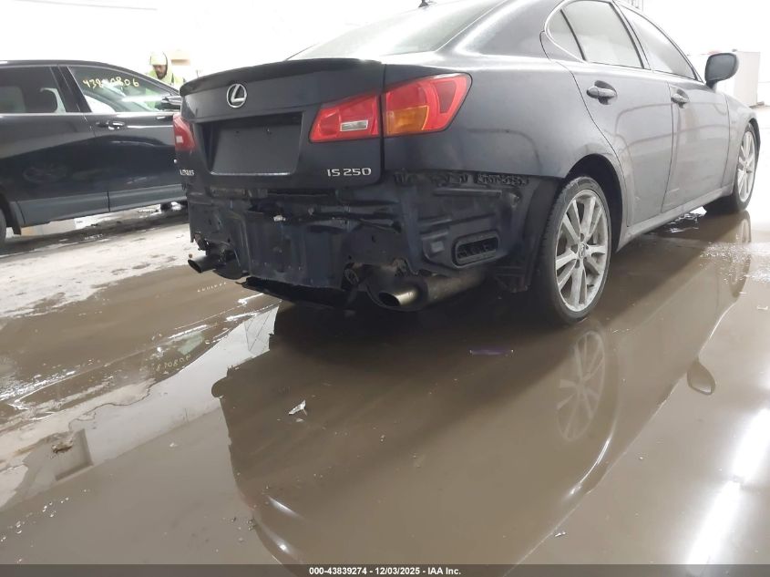 2007 Lexus Is 250 VIN: JTHBK262575026015 Lot: 43839274
