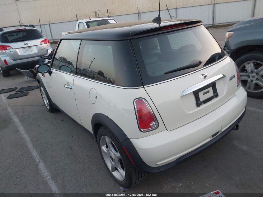 2005 Mini Cooper VIN: WMWRC33595TJ69198 Lot: 43839298