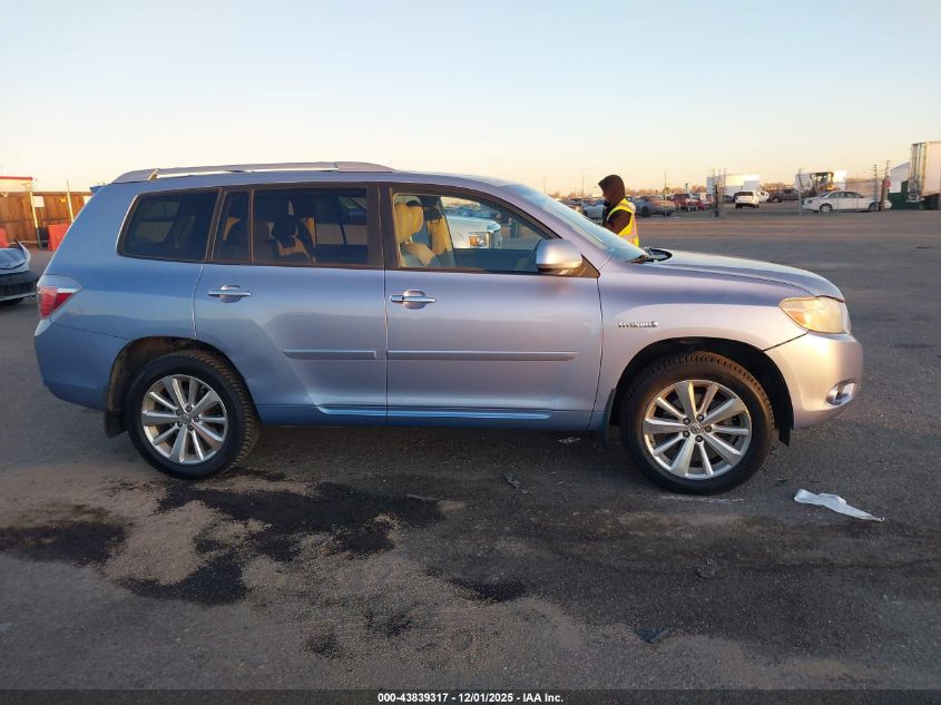 2009 Toyota Highlander Hybrid Limited VIN: JTEEW44A892033646 Lot: 43839317