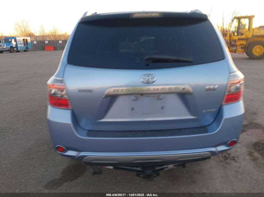 2009 Toyota Highlander Hybrid Limited VIN: JTEEW44A892033646 Lot: 43839317