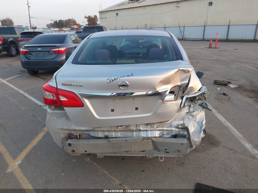 2016 Nissan Sentra S VIN: 3N1AB7AP4GY259788 Lot: 43839326