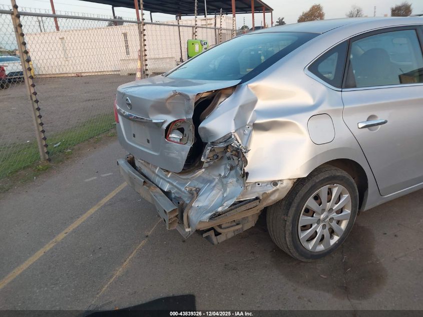2016 Nissan Sentra S VIN: 3N1AB7AP4GY259788 Lot: 43839326