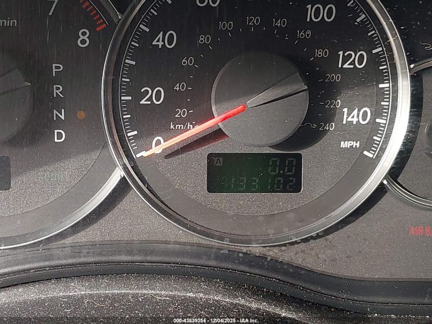 2008 Subaru Legacy 2.5I VIN: 4S3BL616387222640 Lot: 43839354