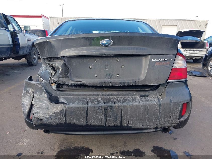 2008 Subaru Legacy 2.5I VIN: 4S3BL616387222640 Lot: 43839354