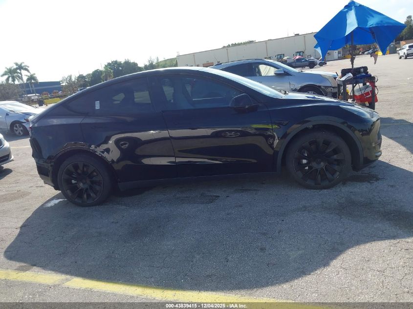 2021 Tesla Model Y Long Range Dual Motor All-Wheel Drive VIN: 5YJYGDEE6MF189836 Lot: 43839415