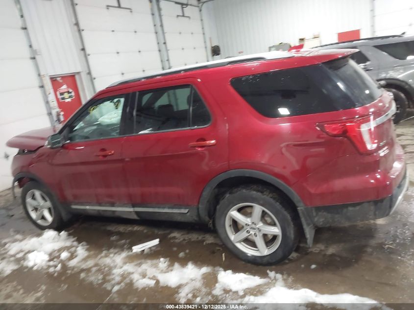 2017 Ford Explorer Xlt VIN: 1FM5K8DH9HGD12590 Lot: 43839421