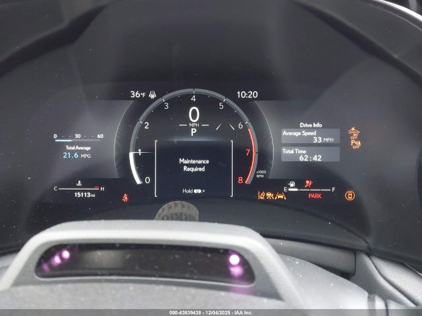 2025 Lexus Tx 350 Luxury VIN: 5TDAAAB60SS046775 Lot: 43839438