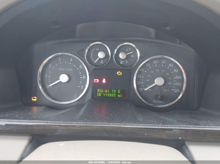 2007 Mercury Montego Luxury VIN: 1MEFM40147G604956 Lot: 43839460