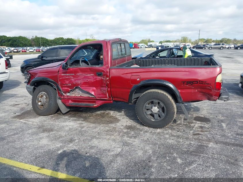 2000 Toyota Tacoma Prerunner VIN: 5TENM92N8YZ696531 Lot: 43839466