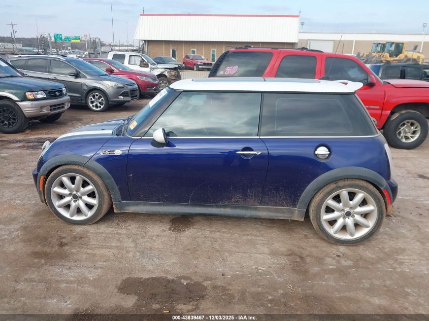 2005 Mini Cooper S VIN: WMWRE33495TD91678 Lot: 43839467