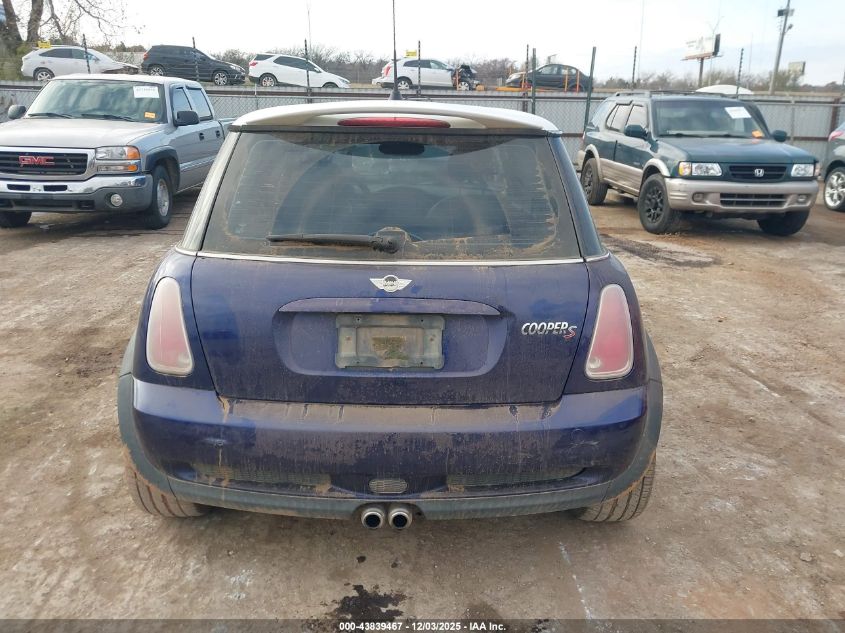 2005 Mini Cooper S VIN: WMWRE33495TD91678 Lot: 43839467