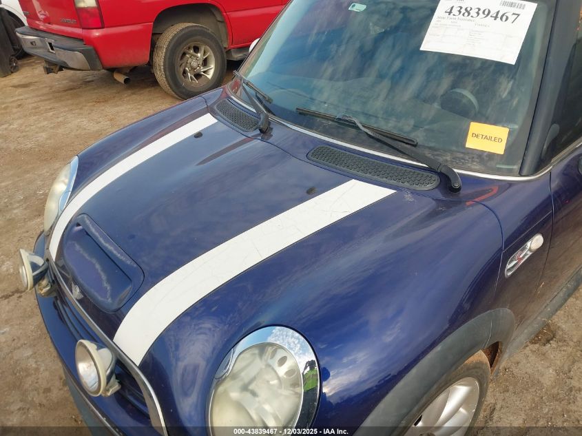 2005 Mini Cooper S VIN: WMWRE33495TD91678 Lot: 43839467