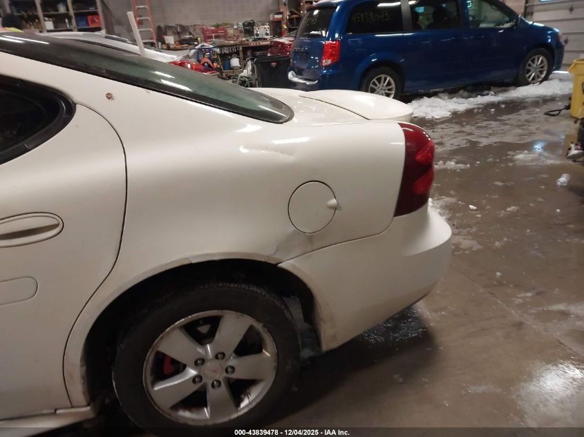 2008 Pontiac Grand Prix VIN: 2G2WP552881163187 Lot: 43839478