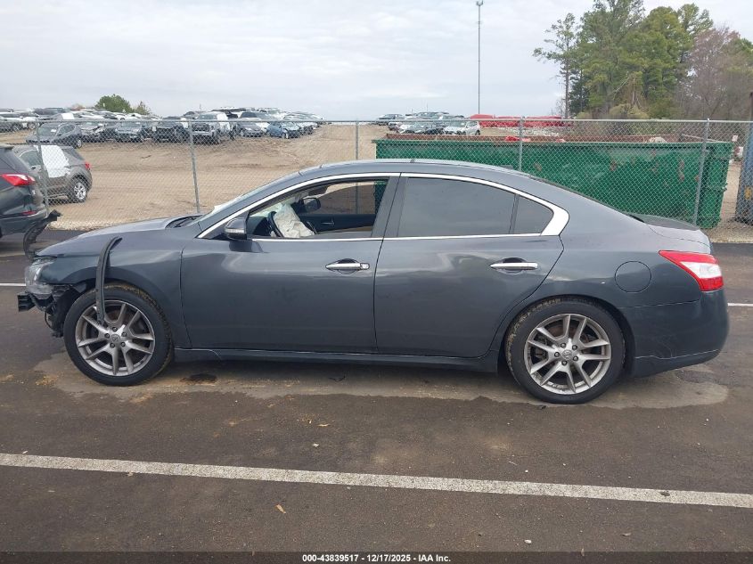 2009 Nissan Maxima 3.5 Sv VIN: 1N4AA51E89C823348 Lot: 43839517