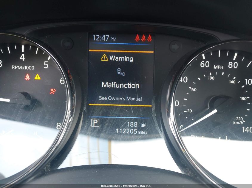 2020 Nissan Rogue Sport S Fwd Xtronic Cvt VIN: JN1BJ1CV5LW257176 Lot: 43839552