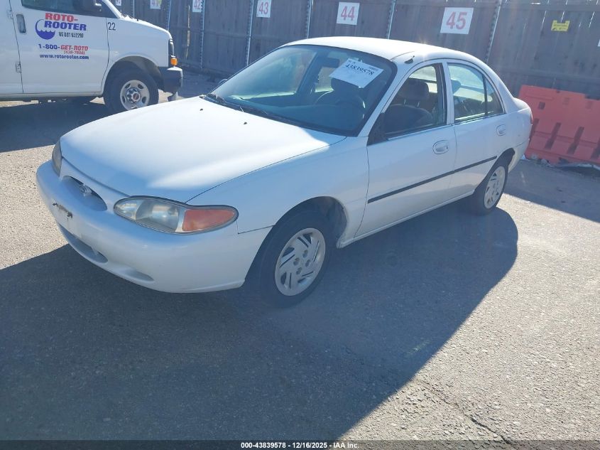 1999 Ford Escort Lx VIN: 1FAFP10P8XW221545 Lot: 43839578