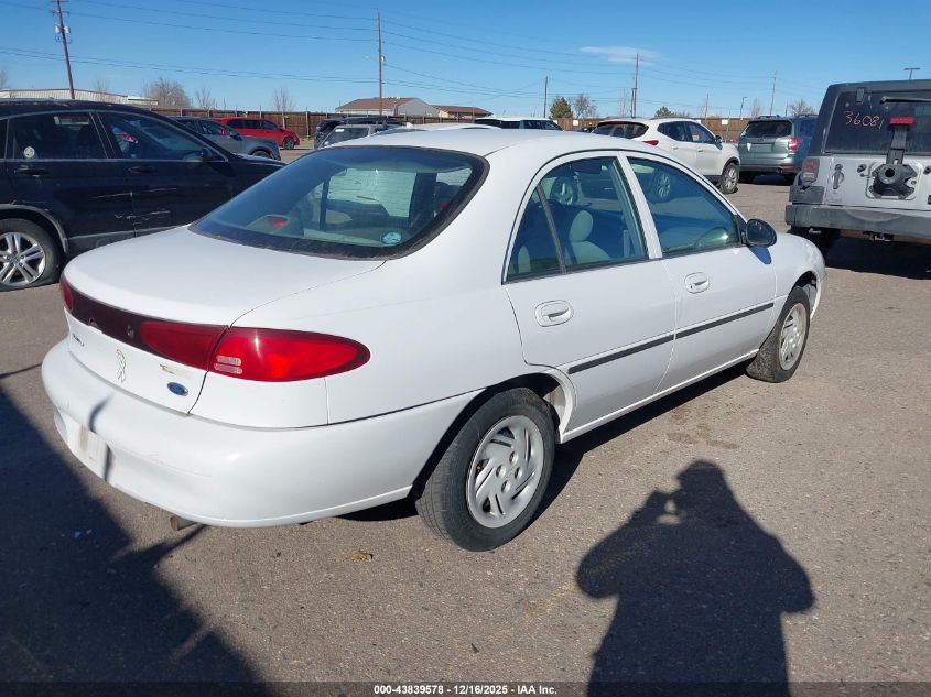 1999 Ford Escort Lx VIN: 1FAFP10P8XW221545 Lot: 43839578