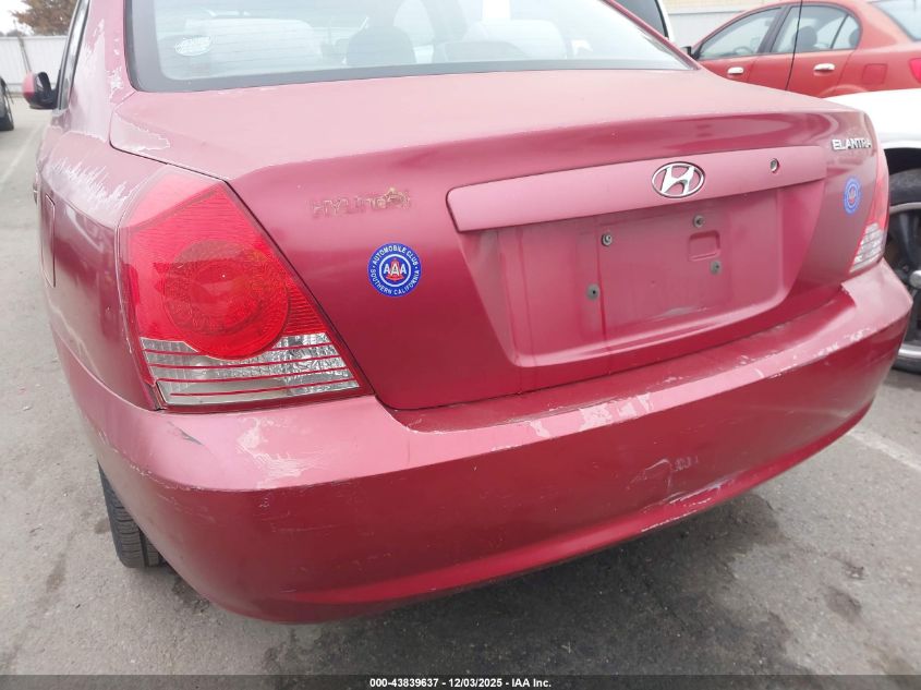 2004 Hyundai Elantra Gls/Gt VIN: KMHDN46D64U777071 Lot: 43839637