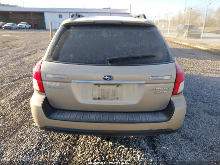 2009 Subaru Outback 3.0R Limited VIN: 4S4BP85C694312203 Lot: 43839675