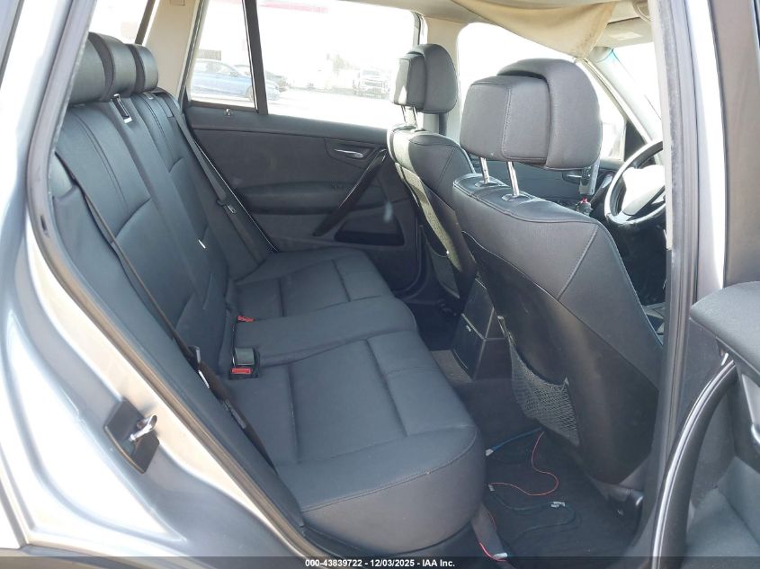 2008 BMW X3 3.0Si VIN: WBXPC93478WJ20186 Lot: 43839722