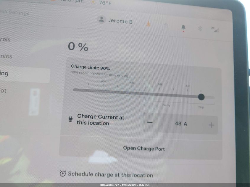 2023 Tesla Model Y Performance Dual Motor All-Wheel Drive VIN: 7SAYGDEF8PF624047 Lot: 43839727
