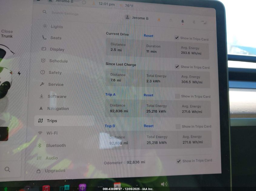 2023 Tesla Model Y Performance Dual Motor All-Wheel Drive VIN: 7SAYGDEF8PF624047 Lot: 43839727