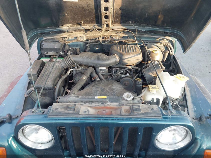 1997 Jeep Wrangler Se VIN: 1J4FY29P2VP522314 Lot: 43839766