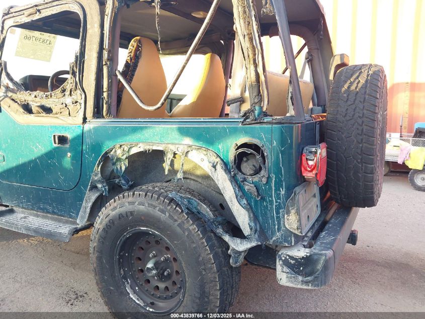 1997 Jeep Wrangler Se VIN: 1J4FY29P2VP522314 Lot: 43839766