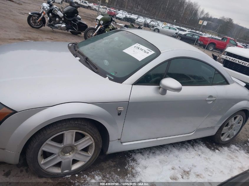 2004 Audi Tt 1.8L VIN: TRUWT28N241002917 Lot: 43839769