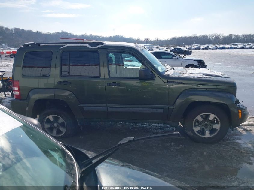 2008 Jeep Liberty Sport VIN: 1J8GN28K78W208329 Lot: 43839818