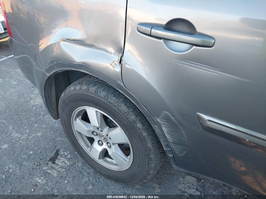 2009 Honda Pilot Ex-L VIN: 5FNYF48509B003309 Lot: 43839842